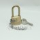 SOLID BRASS PADLOCK WITH CHAIN